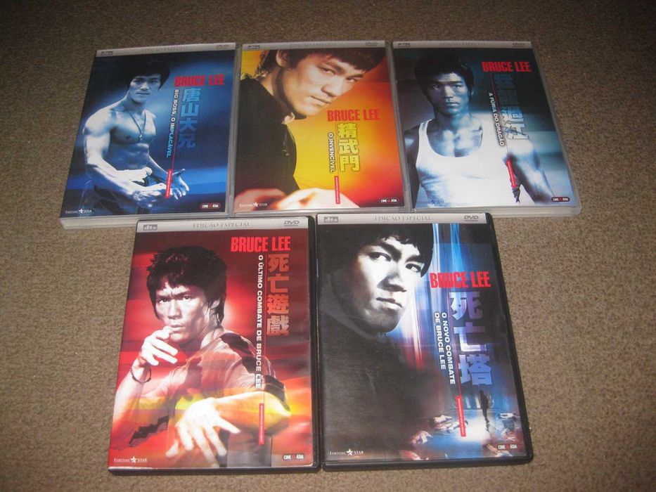 5 Filmes em DVD com Bruce Lee