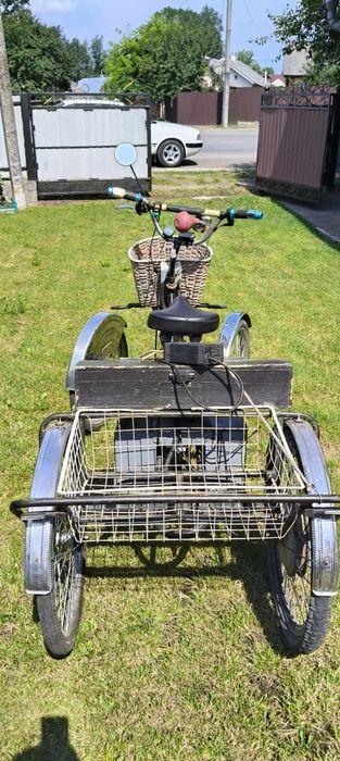 Електровелосипед 500W / 48V 15Ah (із кошиками та педальним приводом)