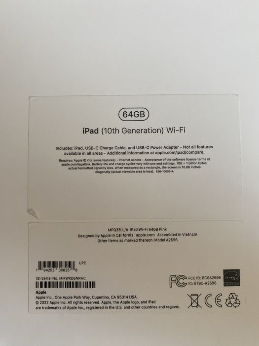 iPad 10th Generation Wi-Fi