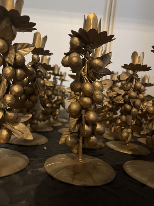 Conjunto de 25 castiçais novos