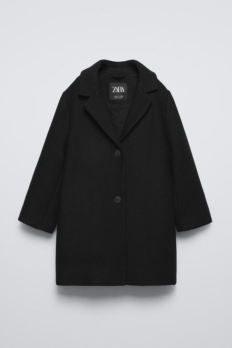Пальто для дівчинки з вони Зара Zara 8-9 років