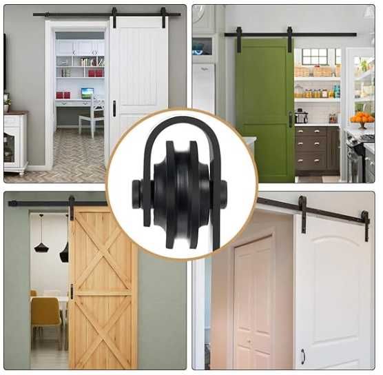 Ferragens completas para porta de correr/porta de celeiro (2,0m)