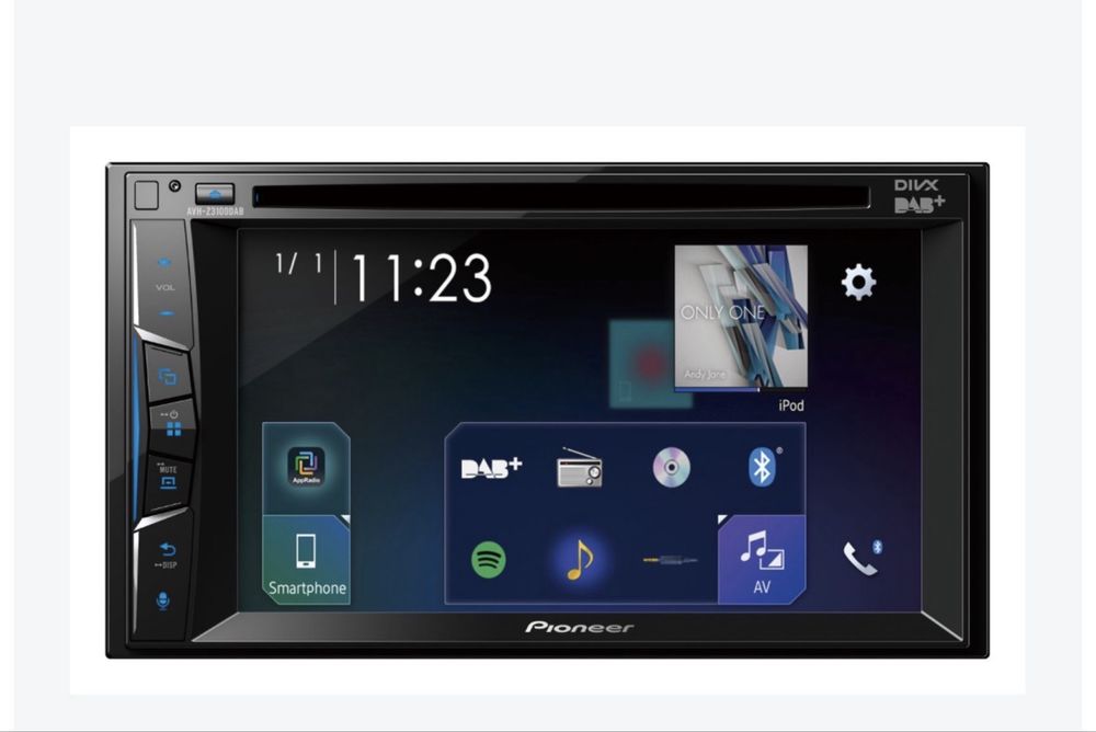 Radio Nawigacja 2DIN Pioneer AVH-Z3100DAB CarPlay Bluetooth USB DAB+    X5
