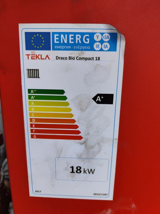 Piec na Pellet Tekla Draco Bio compact 18kw