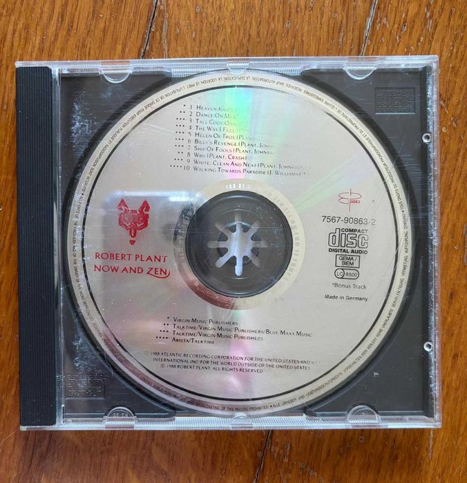 CD Robert Plant - Now and Zen