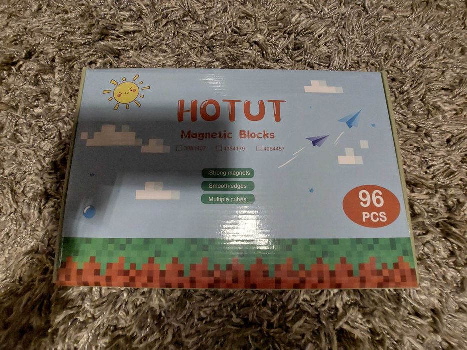 Klocki magnetyczne Hotut 96 elementów