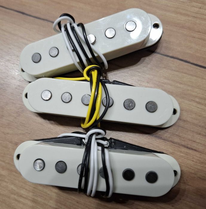 Przetworniki Stratocaster single coil pick-up's, Alnico, komplet 3szt