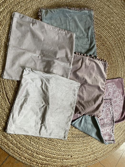 6 szt poszewek ozdobnych  na poduszki