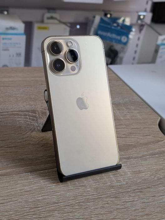 IPhone 13 PRO - GOLD | Bez Blokad | Sprawny | 128GB | Matowa Folia przód + tył |