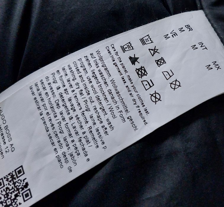 Hugo Boss x Porsche nowa kurtka ocieplana męska lekka wełna r. M