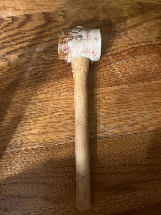 Rawhide młotek, młotek ze skóry, prototyp 190 g