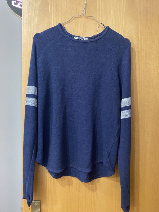 Camisola de Malha azul da Pull and Bear. Tamanho M.