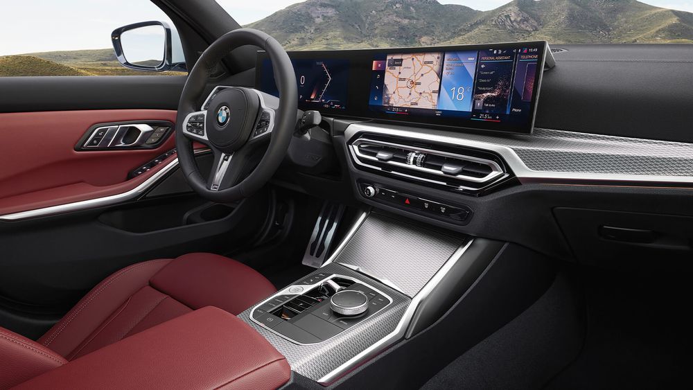 Kokpit i nawigacja w BMW Seria 3 Sedan
