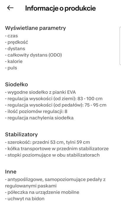 Rower stacjonarny Zipro Nitro magnetyczny