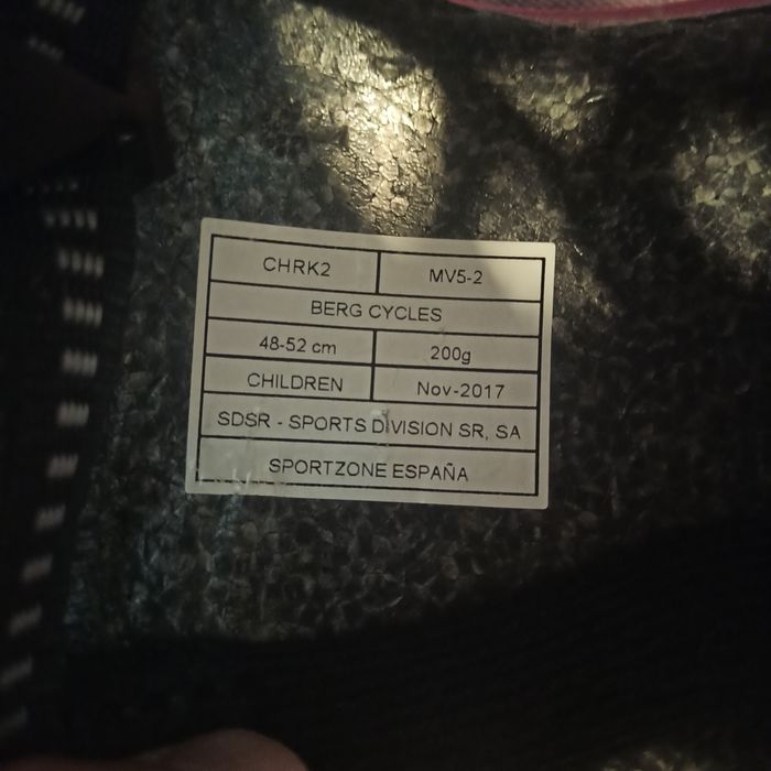 Capacete de bicicleta infantil