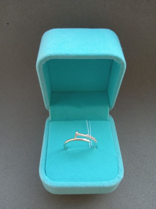 Серебряное кольцо гвоздь 17 18 19 в стиле Картье Cartier цвях каблучка