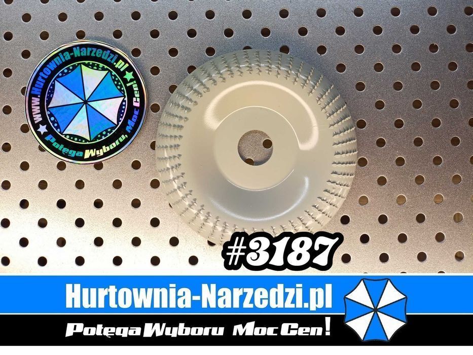 Tarnik wypukły 125mm Tarcza do szlifowania drewna tarnik wypukły 125mm