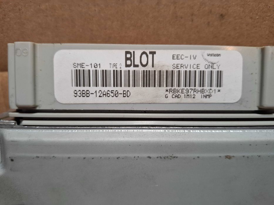 Sterownik silnika Ford Mondeo Mk1 PCM ECU 93BB-12A650-BD BLOT Visteon