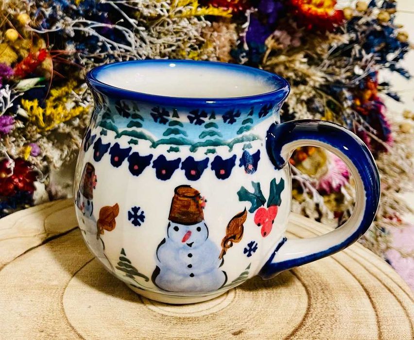 Ceramika Bolesławiec. Kubek czeski Unikat 300 ml (1980)