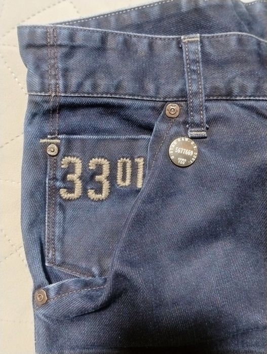 Джинси G-Star Raw 3301 чоловічі 30/30 стан ідеал