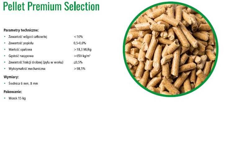 Pellet Premium Selection worek 15 kg