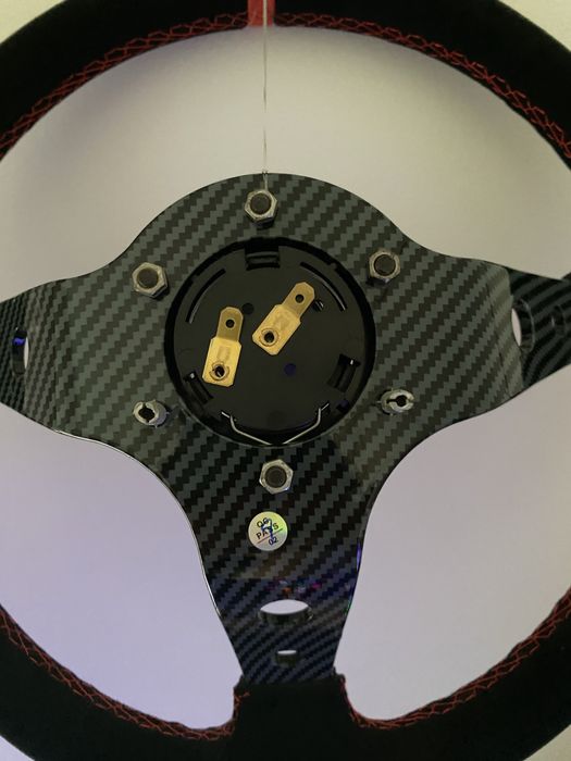 Volante occ motorsport original em alcantera