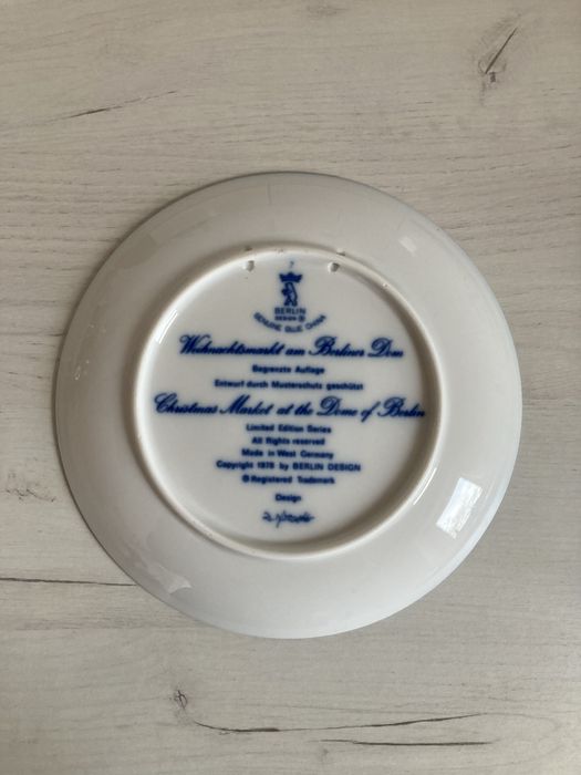 Тарілка вінтаж 1978 р. Німеччина 19,5 см