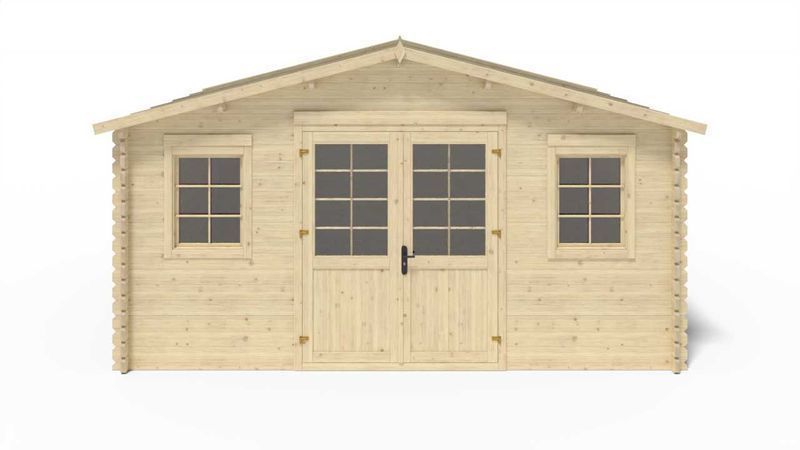 Domek ogrodowy 5x4 m 40mm nieimpregnowany DOM598