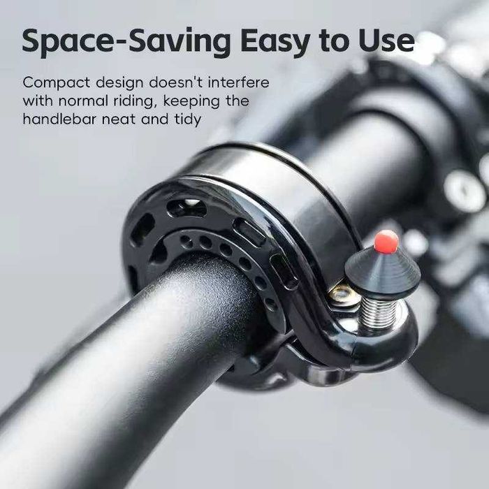 Dzwonek rowerowy do roweru ROCKBROS aluminiowy mocny na kierownicę