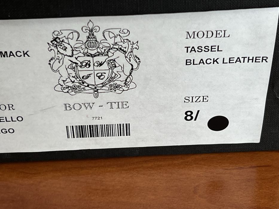 Чоловічі мокасини bow tie 42,5