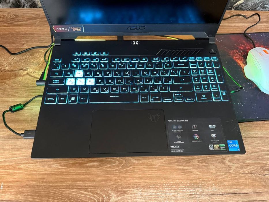 Продам на гарантии, Ноутбук ігровий Asus TUF Gaming F15 FX507ZC4-HN138