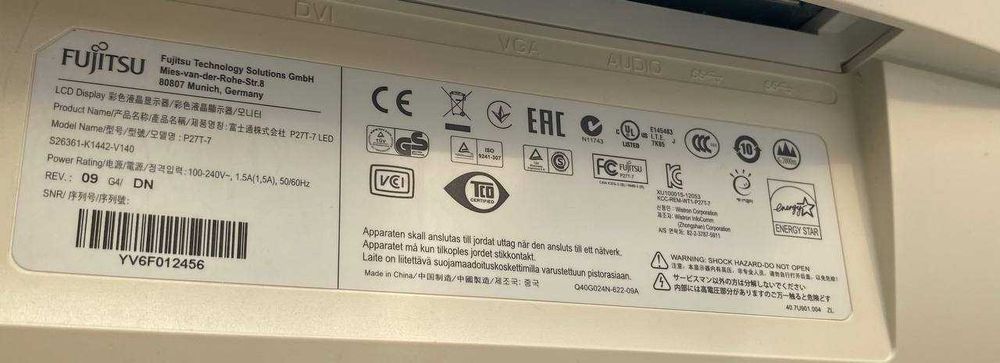 Монитор Fujitsu P27T-7