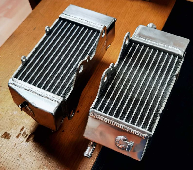 Radiadores Honda CR125 e CR250 de 1982 Alumínio Performance