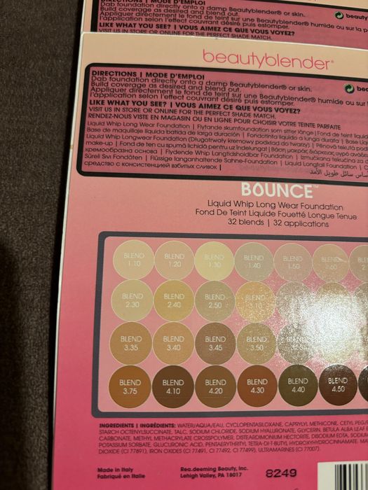 Zestaw BOUNCE by Sephora Podkłady do twarzy Nowy