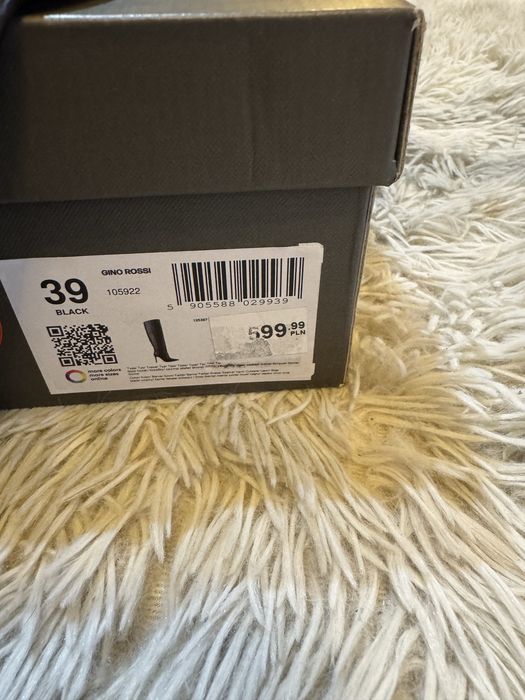 Gino Rossi  Kozaki -39 - naturalna skóra