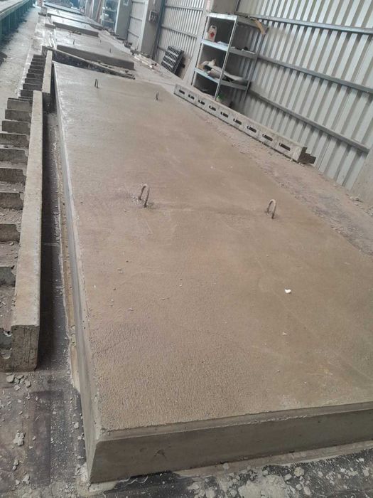 Płyta żelbetowa pod zbiorniki z gazem 1200x2000x100