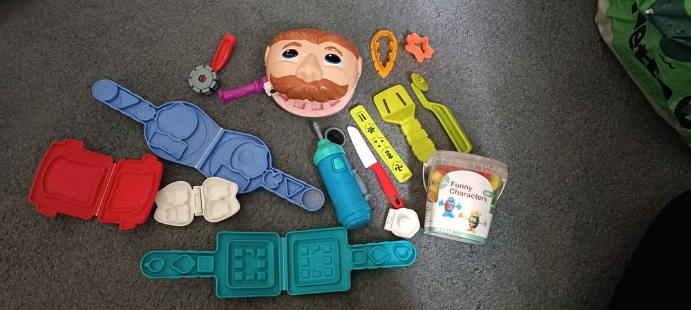 Play doh dentysta psi patrol jedzenie plastelina