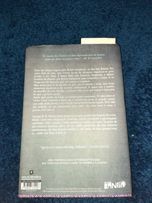 Livro Game of Thrones- A muralha de gelo