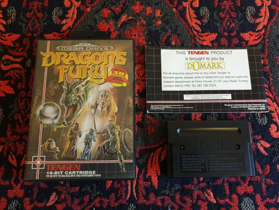 Jogos mega drive Dragons Fury TOP