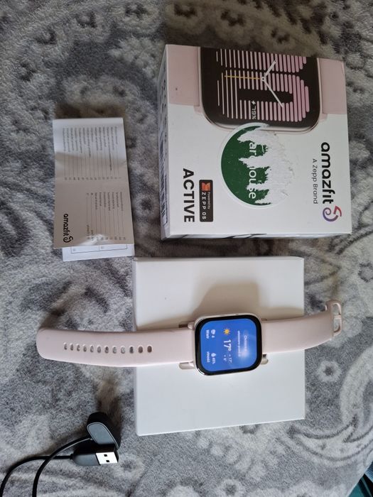Inteligentny zegarek Amazfit Active Petal smartwatch Pink smartwatch