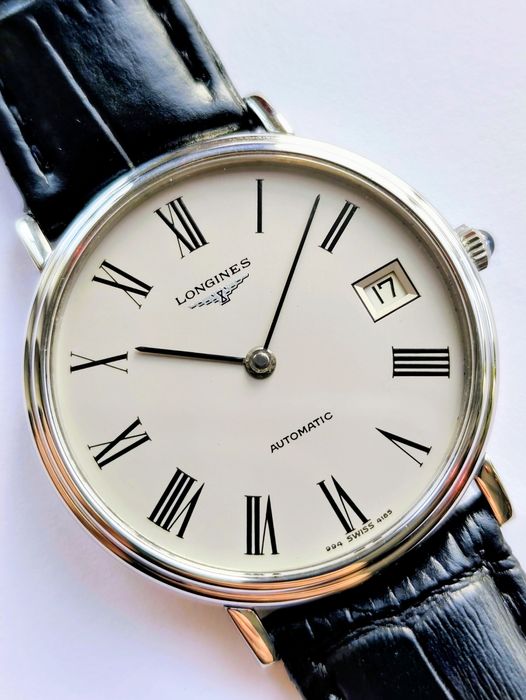 Oryginalny szwajcarski zegarek Longines classic slim z 1977 roku