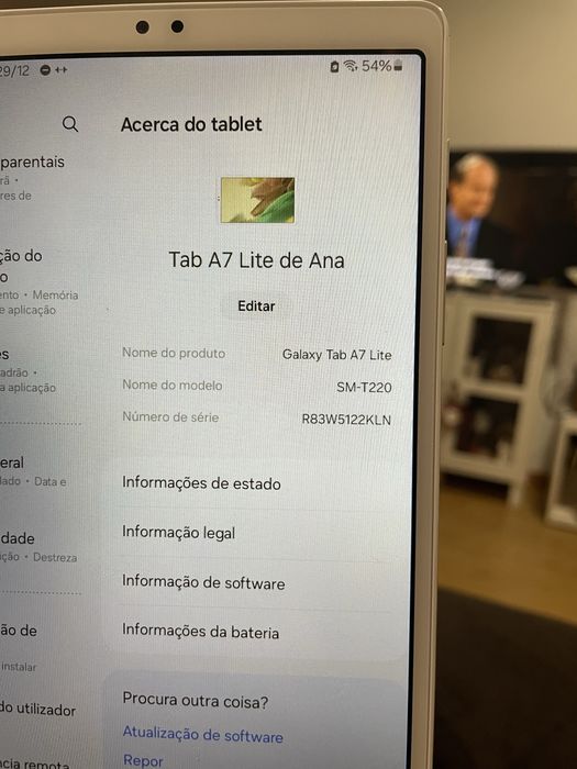 Tablet Samsung A7 Lite