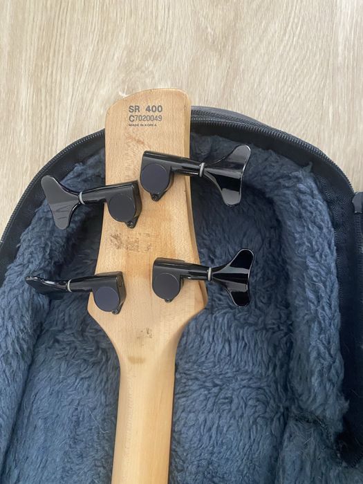 IBANEZ SR400 SDGR BK / Baixo elétrico / feito na década de 1990