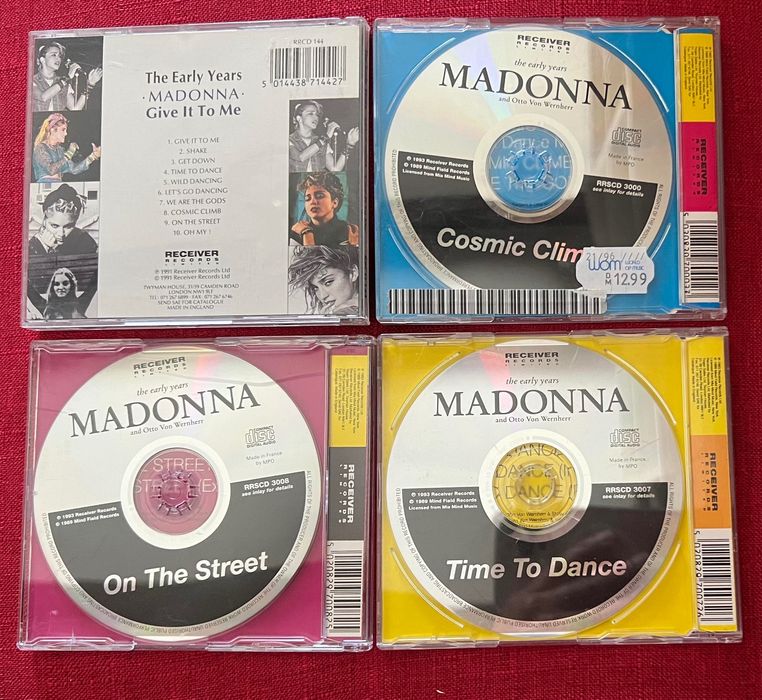 madonna lote - 01 cd album + 03 cd single