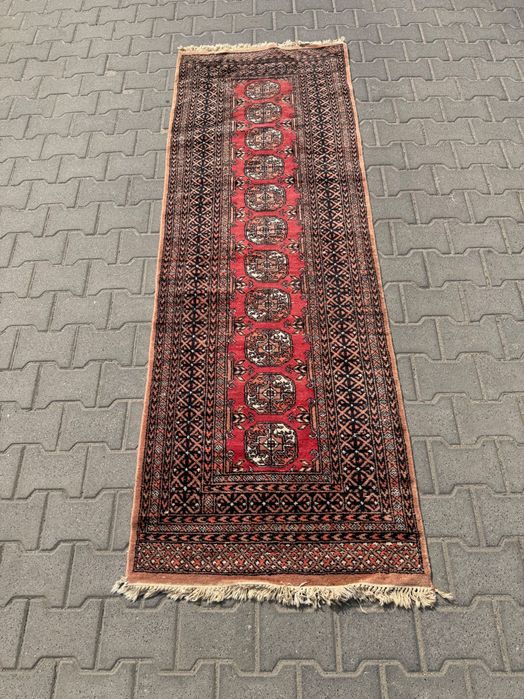 Dywan perski Buchara 240x80 ręcznie tkany chodnik