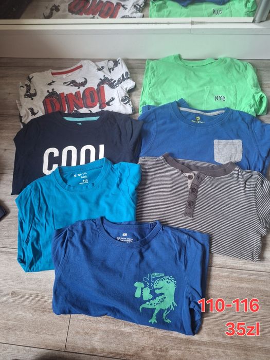 Zestaw  bluzeczek  dla chłopca  110-116