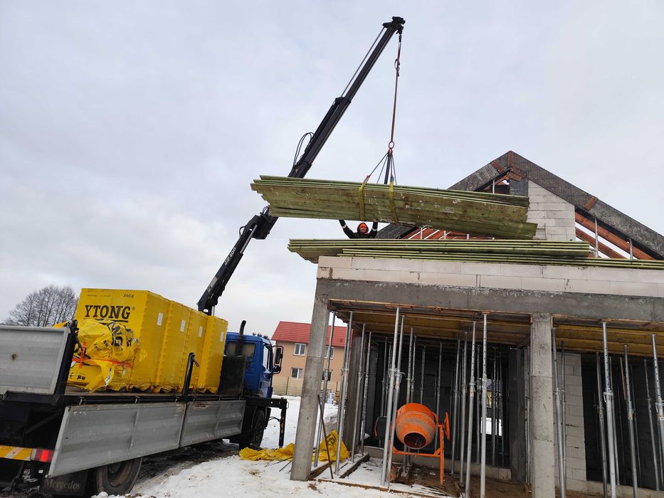Transport materiałów sypkich budowlanych hds