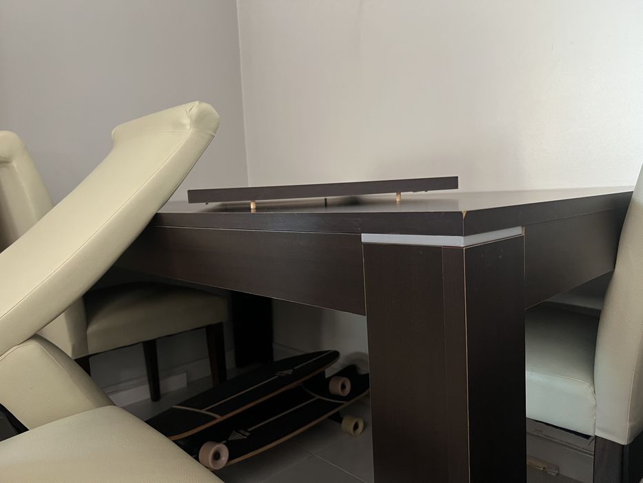Mesa extensivel de jantar Wange