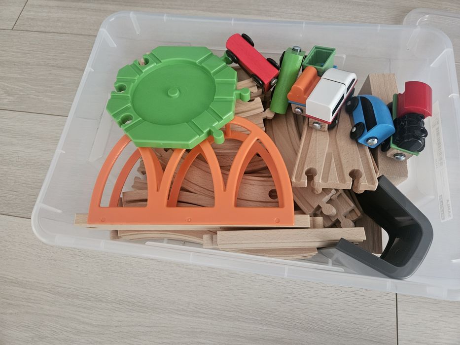 Drewniana kolejka Lillabo Ikea
