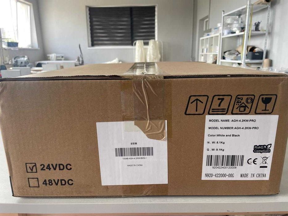 Гібридний сонячний інвертор Daxtromn AGH-4,2KW-PRO 4,2кВт, 24В Тихий